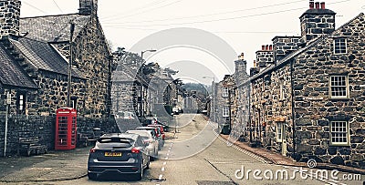 Dolgellau Gwynedd Wales traditional Welsh town Editorial Stock Photo